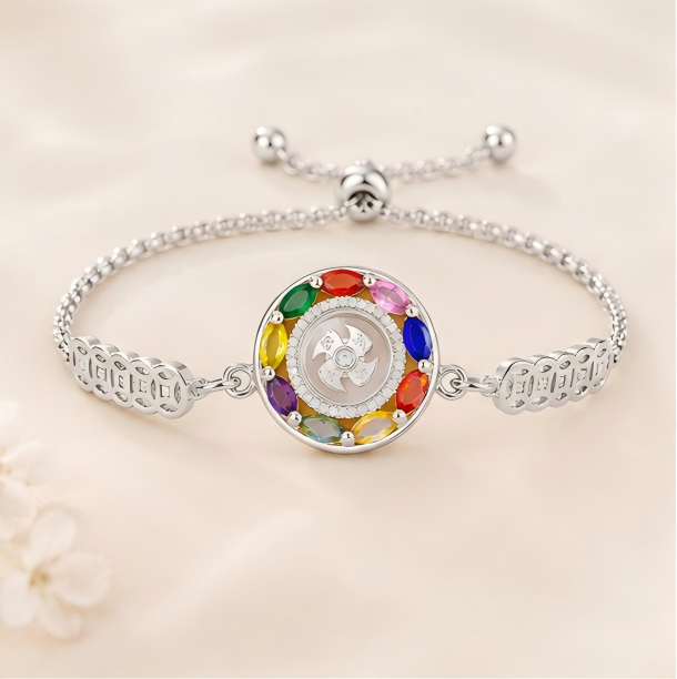 Fortune Wheel Bracelet — Feng Shui Lucky Charm