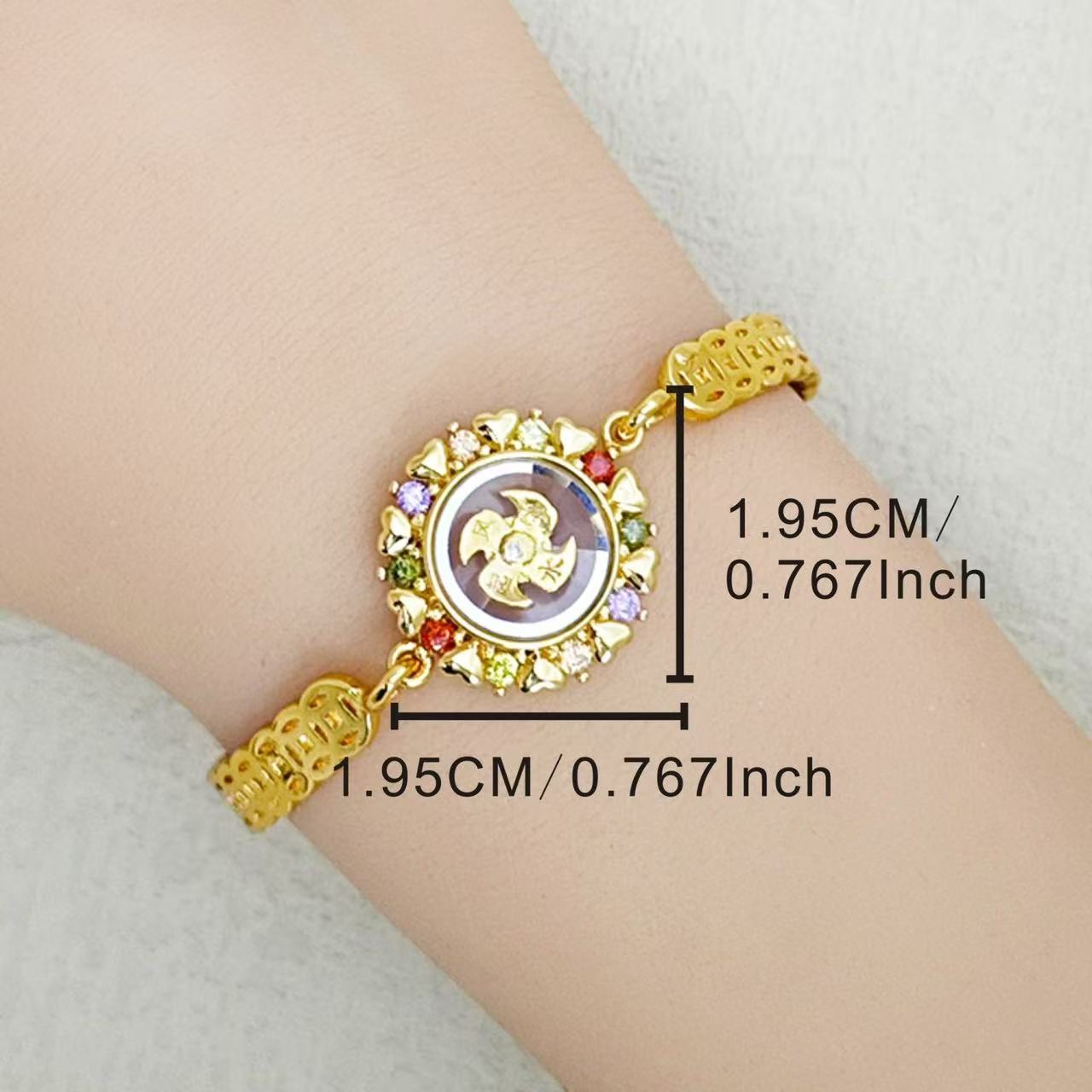 Fortune Wheel Bracelet — Feng Shui Lucky Charm