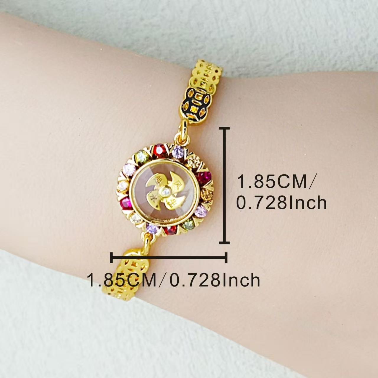 Fortune Wheel Bracelet — Feng Shui Lucky Charm