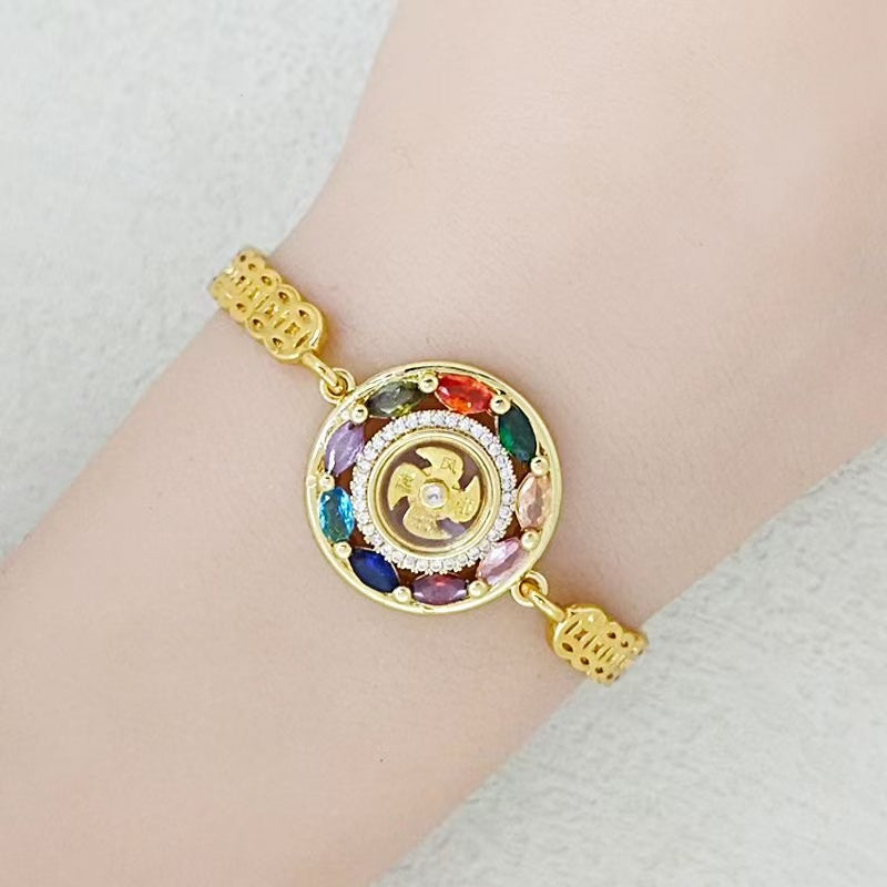 Fortune Wheel Bracelet — Feng Shui Lucky Charm