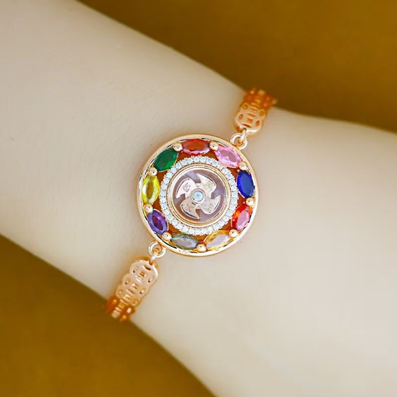 Fortune Wheel Bracelet — Feng Shui Lucky Charm
