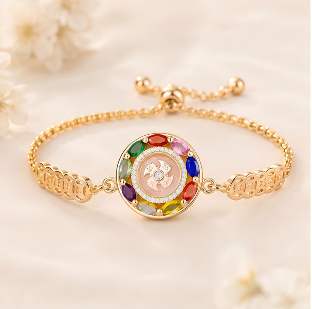 Fortune Wheel Bracelet — Feng Shui Lucky Charm