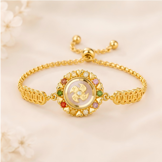 Fortune Wheel Bracelet — Feng Shui Lucky Charm